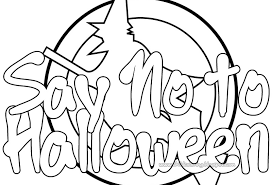 Printable coloring and activity pages are one way to keep the kids happy (or at least occupie. Christain Halloween Coloring Pages