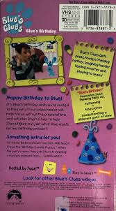 Everything old is new again and for some of those who loved blue's clues it's a little woof. Blue S Clues Blue S Birthday Vhs Wiki