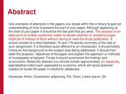 Download different paper presentation abstract formats which are designed by engineering students for there final year seminar paper presentation. Writing For Academic Publication Introduction To The Presentation And Formatting Of Research Papers Rod Gameson Ppt Download