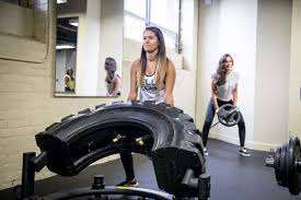 F45 Training Is A Group Fitness Studio In Liberty Village That Follows A Fully Interactive Group Training Circuit It Fitness Studio Boutique Gym Gym Interior
