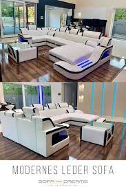 xxl wohnlandschaft palermo leder ecksofa design leder wohnzimmer xxl mobel
