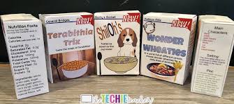 Design A Cereal Box In Google Drawing Book Report Idea Cereal Box Book Report Book Report Book Box