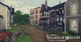 1995 Pride Prejudice S Village Of Meryton Pride And Prejudice Village Family Estate