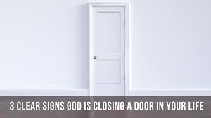 3.0 out of 5 stars. 3 Signs God Is Closing A Door In Your Life Applygodsword Com