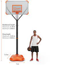 The height of the hoop is standard across all levels of play. Free Standing Basketball Hoops Slam Pro Vuly Play