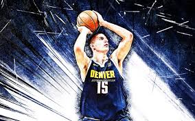 Search free jokic wallpapers on zedge and personalize your phone to suit you. Download Wallpapers 4k Nikola Jokic Grunge Art Denver Nuggets Nba Basketball Usa Nikola Jokic Denver Nuggets Blue Abstract Rays Nikola Jokic 4k For Desktop Free Pictures For Desktop Free