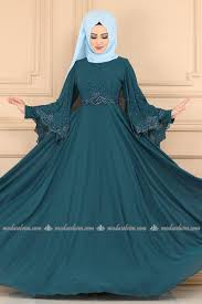 Modaselvim Abiye Tas Pelerinli Sifon Abiye 3022sm221 Petrol Designer Party Wear Dresses Pretty Dresses Casual Stylish Dress Designs