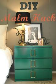 Small white gloss bedside table ikea. Ikea Malm Dresser Diy Ideas Hacks For Ikea Malm Dresser