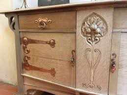 Lot 1951 | art nouveau sideboard. Art Nouveau Sideboard In Lightened Oak Buffets