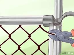 A wide variety of chain link fence machine options are available to you hbfl fully automatic diamond gi and pvc wire mesh chain link fence weaving net making machine factory best price in india. How To Remove A Chain Link Fence With Pictures Wikihow