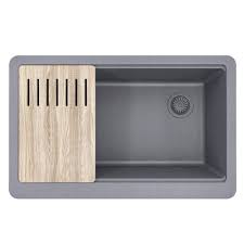 quartz composite single bowl farmhouse