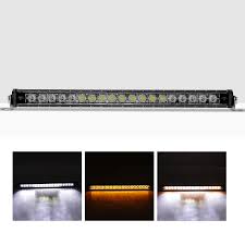Aux Trend 36 Inch 133w Combo Light Bar With Amber Atmosphere Light Blackflamecustoms Com