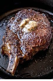 Easy Steak Recipes Ideas Pepper Crusted Cowboy Rib Eye Steak A Happy Father S Day Indeed Grilled Steak Recipes Cooking Recipes Recipes