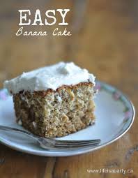 Easy Banana Cake Banana Cake Recipe Easy Banana Cake Recipe Cake Recipes