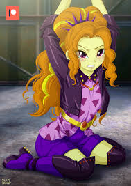 2805318 - safe, artist:uotapo, adagio dazzle, equestria girls, equestria  girls series, spoiler:eqg series (season 2), angry, blushing, bondage,  boots, clenched teeth, clothes, female, high heel boots, jacket, kneeling,  patreon, patreon logo, shoes,