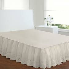 Ships free orders over $39. Ruffled Lauren Eyelet 18 Inch Bedskirt On Sale Overstock 3656874