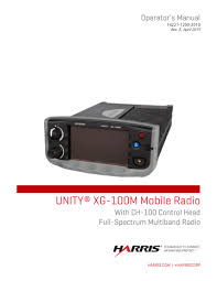 Mxn $2 309.15 por el envío. Harris Unity Xg 100m Unity Xg 100m Operator S Manual Manualzz