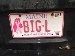 Photo Of Maine Number Plate On An Auto Parked Outside Of Mclaughlins Seafood Restaurant In Bangor Maine Number Plate Early Detection Saves Lives Bangor