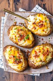 This Is The Best Twice Baked Potatoes Recipe And I M Going To Tell You Exactly How To Make It This Crea Baked Potato Recipes Best Twice Baked Potatoes Recipes
