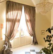 Io ho pensato di organizzare i materiali in comodi sacchettini di stoffa. Tendoni In Taffeta Di Seta Con Bordo In Passamaneria Tende Per La Camera Da Letto Taffeta Di Seta Tende Doppie