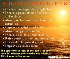 How To Sungaze Benefits Of Sungazing S Ali Myers Salimyers Com Health Benefit Eye Sight Improvement