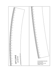 more free printable french curves hip curves grow your own clothes