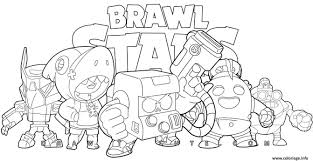 Brawl stars est un jeu mobile développé par supercell en 2018. Coloriage Brawler Team Brawl Stars A Imprimer Coloriage Coloriage Peppa Pig Livre Coloriage