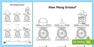 40 grams = 3.12 tablespoons. How Many Grams Worksheet Worksheet Teacher Made