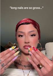 And I’d do it again 👋🏼 #nails #nailart #nailartvideos #nailinspo  #longnails #cutenails