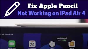 Fix Apple Pencil Not Working On Ipad Air 4 Ipados 14 Youtube