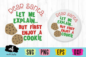 Choose from 4100+ cookie graphic resources and download in the form of png, eps, ai or psd. Santa S Cookie Plate Christmas Svg Cut File 941949 Cut Files Design Bundles