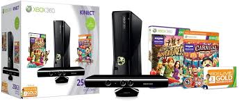 Amazon Com Xbox 360 250gb Holiday Value Bundle With Kinect Video Games Kinect Xbox Xbox 360