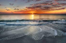 The awakening canvas buy large framed and we pay shipping in the us! 3 Piece Beach Sunrise Big Canvas Wall Art Beach Style Prints And Posters By Franklin Arts Custom Artwork Houzz