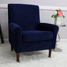 Andover Mills Ronald Armchair Wayfair In 2020 Blue Accent Chairs Blue Accents Living Room Accent Chairs For Living Room