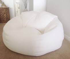 Bean Bag Linen Designer Bean Bag Cover Only White Linen Pale Blue Aqua Navy Adults Bean Bag Cover Teenagers Bean Bag Bean Bag Chair Bean Bag Covers White Bean Bags