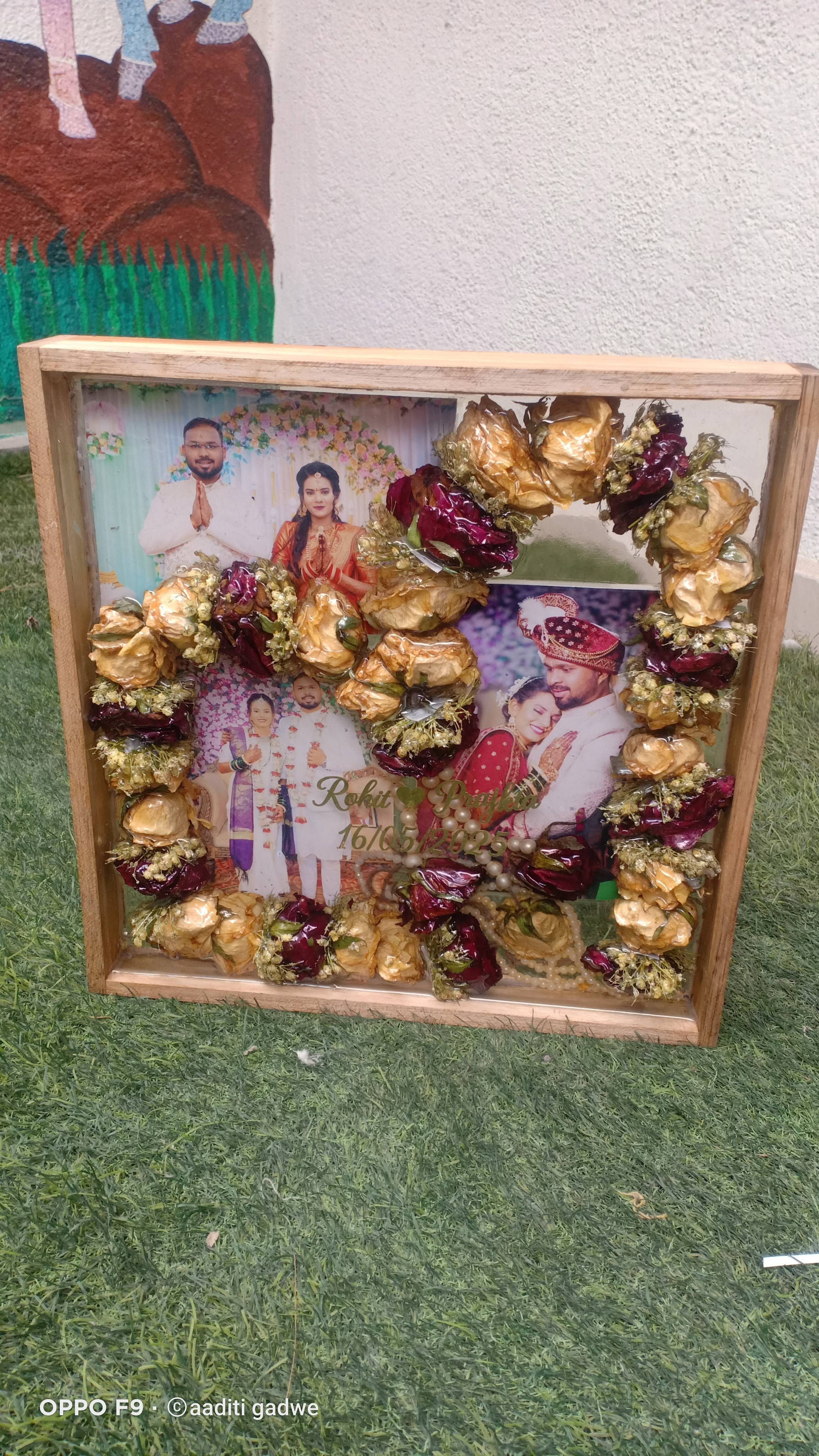 12*22 inch teak wood frame product image