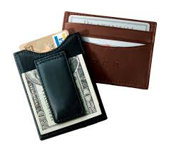 These are popular due to the satisfying snap sound of the magnetic closure, and as discussed, they will demagnetize the magnetic stripe of a credit card. Monogrammed Leather Money Clip Wallet