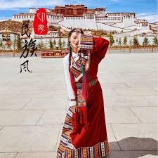 Chinese Women's Noble Tibetan Robes