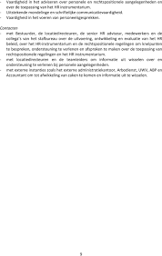 Profielschets Hr Adviseur Pdf Free Download