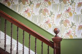 Sanderson Birds Of Paradise Wallpaper Bird Of Paradise Wallpaper Combined With Farrow And Ball Bancha Paint Paradise Wallpaper Interior Design Interior