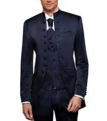 Gehrock Herren Mao Kragen Anzug Dunkelblau 56 Muga Https Www Amazon De Dp B01eaes5dk Ref Cm Sw R Pi Dp U X Gehrock Herren Anzug Hochzeit Mann Anzug Hochzeit