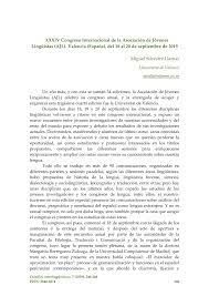 We did not find results for: Pdf Semblanza Del Xxxiv Congreso Internacional De La Asociacion De Jovenes Linguistas Ajl Valencia 2019 2 En Estudios Interlinguisticos 7 2019