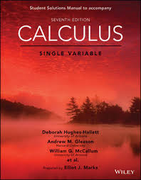 Calculus Single Variable 7e Student Solutions Manual Wiley