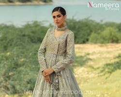 Image of Pakistani bridal lehenga angarkha