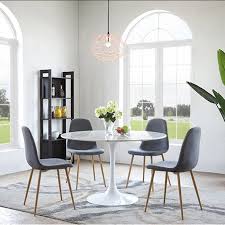 Capasso Upholstered Side Chair In Gray Dining Chairs Fabric Dining Chairs Upholstered Dining Chairs