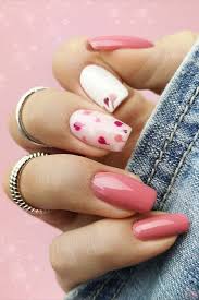 This design looks on the nails quite clearly and effectively, thus it is extremely simple to perform, and therefore perfectly suited for experiments at home. The Best Valentine S Day Nails Right Now Stylish Belles Nail Designs Valentines Valentine S Day Nail Designs Heart Nails