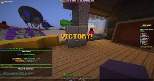 A minecraft screenshot of the lobby of the hypixel server. Bedwars Kill Record Hypixel Minecraft Server And Maps