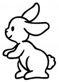 11 élégant de lapin dessin simple photos : Coloriage De Lapins Coloriages Pour Enfants