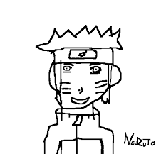 Además muchos dibujos fáciles para colorear y pintar. Dibujo De Naruto 1 Para Colorear Dibujos Net