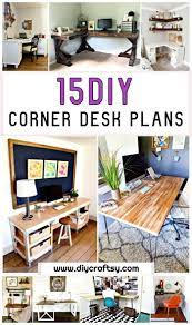 Designed as the main rack. 15 Diy Corner Desk Ideas With Step By Step Plans Diy Crafts